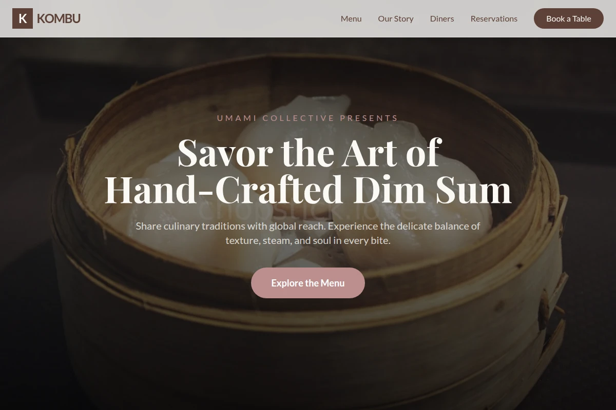 Kombu Dim Sum