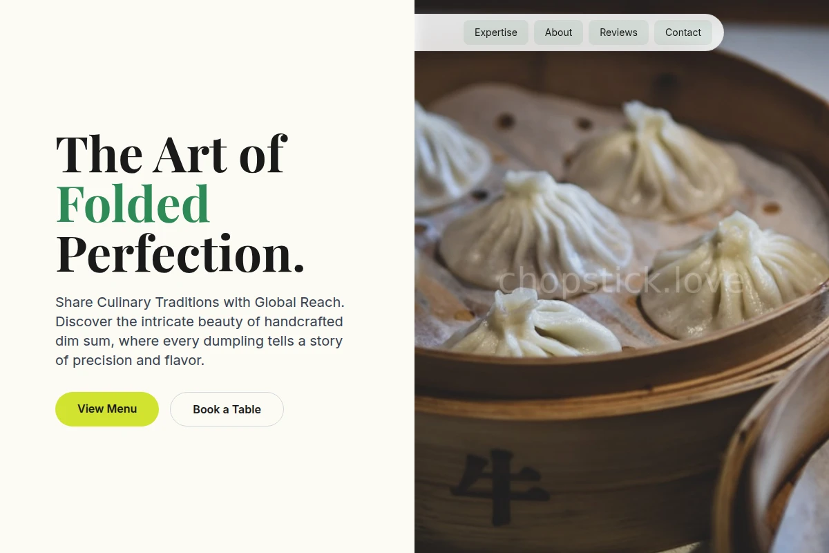 Origami Dim Sum
